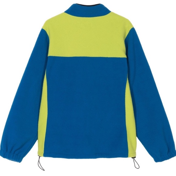 Vintage Rare Retro Stussy Fleece Diagonal Half-Zip Sweatshirt - Picture 5 of 8